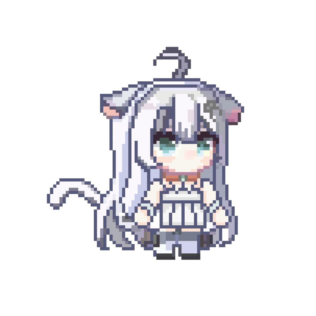 2D Game character design (girl)